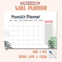 Gambar Wall montly planner montly schedule dari Betterhoney undefined 1 Tokopedia