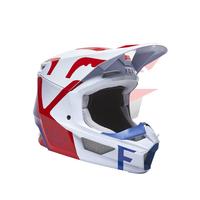 Gambar HELM FOX V1 CORE SKEW - RED WHITE BLUE dari GarageMx Store undefined 1 Tokopedia
