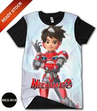 Gambar Kaos Mechamato DEWASA 3D Baju Anak Kartun TV Animasi #REG-R18 - Merah, No.0 (0-1 thn) dari Kaos Printing 3D undefined 2 Tokopedia