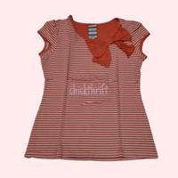 Gambar NEXT TOP ORANGE STRIPE dari Chickthrift undefined 1 Tokopedia