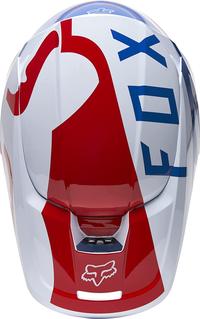Gambar HELM FOX V1 CORE SKEW - RED WHITE BLUE dari GarageMx Store undefined 3 Tokopedia