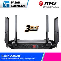 Gambar MSI RadiX AX6600 WiFi 6 Tri-Band Gaming Router dari PASAR JARINGAN undefined 5 Tokopedia