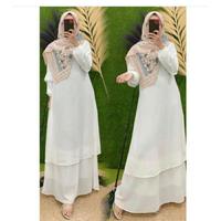 Gambar GAMIS MELAYU PUTIH / GAMIS MALAYSIA / GAMIS PUTIH BROKEN / BAJU KURUNG dari AL-FATIH Shop undefined 1 Tokopedia