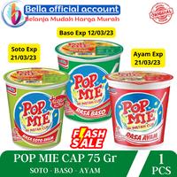 Gambar Pop Mie Rasa Baso / Ayam / soto ayam Cup 75 Gr Mie Instan 1 PCS - ayam dari Bella shop TNG undefined 1 Tokopedia