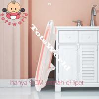 Gambar BAK MANDI BAYI LIPAT PORTABLE FOLDABLE RINGAN BABY BATHUP BABY BATHUB - Biru, DENGAN BUBBLE dari Totsworld undefined 4 Tokopedia