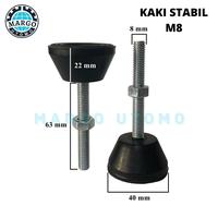 Gambar Adjuster Karet Kaki Stabil Kursi Meja D40 D25 T63 M8 dari Margo Utomo undefined 1 Tokopedia