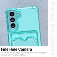 Gambar Samsung Galaxy S23 Four Corners Shookproof Phone Card Case - Blue dari Genzshop123 undefined 2 Tokopedia