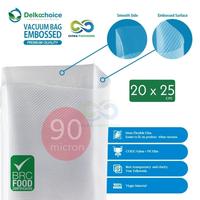 Gambar Plastik Vacuum Embos Emboss Embossed Vacum Bag Sealer Makanan UK Kecil - 15 X 30 CM dari Nusantara Packing Indo undefined 2 Tokopedia