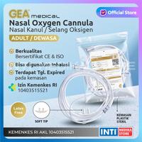 Gambar GEA - Nasal Oxygen Cannula Adult / Selang Oksigen Dewasa dari INTI MEDIKA STORE undefined 1 Tokopedia