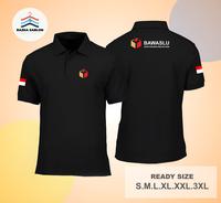 Gambar Kaos Kerah Bawaslu Casual Work Badan Pengawas Pemilihan Umum - Hitam, S dari Razka One Store undefined 3 Tokopedia
