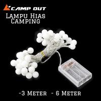 Gambar Lampu Hias Dekorasi Tenda Camping - Lampu Glamping - Light Lamp Outdoo - 3 Meter dari Camp Out undefined 3 Tokopedia