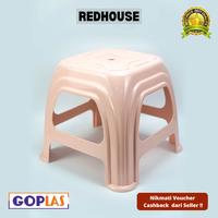 Gambar Kursi / Bangku Jongkok Plastik 23 x 23 x 28cm - Red House 604 dari GOPLAS PERABOT_NEW undefined 1 Tokopedia