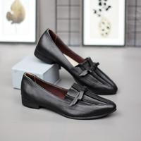 Gambar sepatu kulit wanita asli garut Citra Sepatu Slip On Flat Kerja Wanita - cream, 36 dari fanosa.id undefined 3 Tokopedia