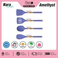 Gambar Steincookware Spatula Sutil Nara Quartet Set 4in1 - Terra Rose dari Trinity Kitchen undefined 1 Tokopedia