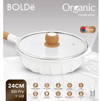 Gambar Bolde Organic White Crystal Series Fry 24cm + LID dari Wahana Superstore undefined 2 Tokopedia