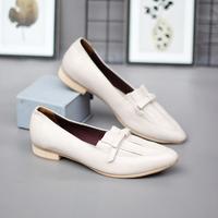 Gambar sepatu kulit wanita asli garut Citra Sepatu Slip On Flat Kerja Wanita - cream, 36 dari fanosa.id undefined 1 Tokopedia