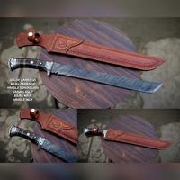 Gambar Pisau Golok Kerja Custom Baja Damaskus Pamor Super Tajam Best Quality dari WSgallery Indonesia undefined 1 Tokopedia