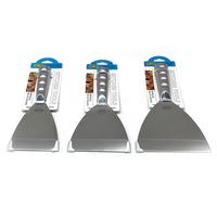 Gambar SEGI TEPPAN SCRAPER TEPPANYAKI SPATULA FULL STAINLESS - BESAR 15x23.5cm dari IDEA CULINARIA undefined 1 Tokopedia