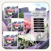 Gambar Buket bunga asli Hydrangea Mawar, gompye, aster krisan/ Buket wisuda - Mix 6 dari Bliss floristBandung undefined 3 Tokopedia