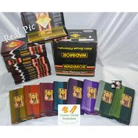 Gambar Sarung sholat pria dewasa wadimor ORI motif salur polos bagus tenun - 3D HITAM UNGU dari Daster Cantik Sweedeee undefined 1 Tokopedia