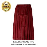 Gambar rok panjang seragam sekolah sd | rok plisket panjang kelas 1-6 sd - Rok Pjg MerahSD, Size L4 dari AgungBahagia undefined 3 Tokopedia