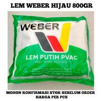 Gambar Lem Putih weber hijau , lem pvac / lem weber dari Toko Bahan Bangunan Online undefined 2 Tokopedia