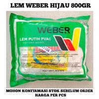Gambar Lem Putih weber hijau , lem pvac / lem weber dari Toko Bahan Bangunan Online undefined 3 Tokopedia