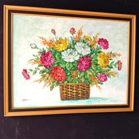 Gambar lukisan bunga mawar merah dari Aliff art undefined 2 Tokopedia