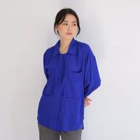 Gambar MSMO Haeri Pocket Shirt / Atasan Wanita Lengan Panjang - teal dari MSMO.ID undefined 4 Tokopedia