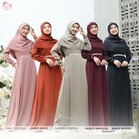Gambar Gamis Dewasa Khaira Dress Salvinahijab - Amber brick, XS dari brista store undefined 1 Tokopedia