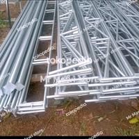 Gambar Rangka besi tenda//Rangka atap tenda SBY 4x8m² plus terpal dari Mr Mawi Store undefined 2 Tokopedia