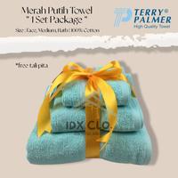Gambar Handuk Merah Putih Terry Palmer 1 Set [3 Pcs] - Sport / Travel / Bath - Kuning dari IDX Clo Official undefined 1 Tokopedia