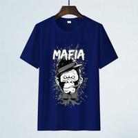 Gambar kaos distro laki laki sablon bahan katun dtf size M L XL XXL - Mafia Maroon, L dari NeatShop Bandung undefined 3 Tokopedia