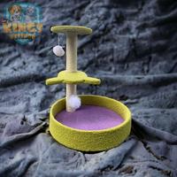 Gambar Mainan Kucing / CAT TREE PET CT 0009 GREEN - DENGAN BUBBLE dari king's petshop undefined 2 Tokopedia