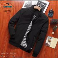 Gambar jaket bomber, jaket casual, jaket formal, jaket keren, jaket sopan - Hitam, L dari YN DA STORE undefined 3 Tokopedia