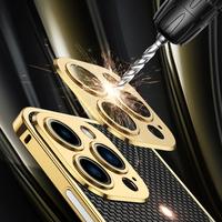 Gambar SS18421 - CARBON METAL CAMERA COVER BUMPER CASE IPHONE 14 - 14 PRO MAX - IP 14 dari Jakshops Online Store undefined 2 Tokopedia