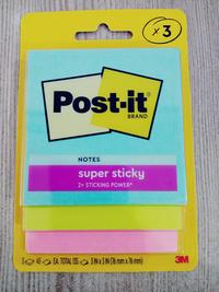 Gambar STICKY NOTE POST IT SUPER STICKY 3321-SSMIA dari Siswa Stationery undefined 1 Tokopedia