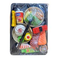 Gambar Mainan anak nampan dimsum sushi set kitchen jepang SS1592 dari bintangjaya toys undefined 2 Tokopedia