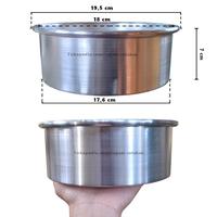 Gambar Cetakan kue loyang bulat press 18cm tinggi 7cm - 0,8mm dari Ragam Cetakan undefined 1 Tokopedia