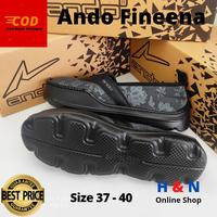 Gambar H&N Online Shop - Sepatu Slip On Wanita ANDO Original Ringan dan Kuat size 37 - 40 - Marion Hitam, 38 dari H&N Online Shop undefined 5 Tokopedia