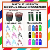 Gambar Peralatan alat lukis untuk usaha wahana mainan styrofoam lukis dari hanz edukasi undefined 1 Tokopedia
