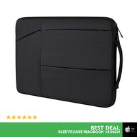 Gambar Tas Pelindung Laptop Sleeve Soft Case Macbook Pro Air M1 M2 13 14 inch - Hitam dari Apple.aksesoris99 undefined 1 Tokopedia