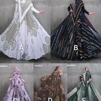 Gambar Gamis syari MELISA by #OMEIRO dari mugolaris undefined 1 Tokopedia