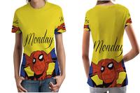 Gambar Kaos Spiderman I Love Monday Tshirt Fullprint Bahan Jersey - S dari Lamotaz undefined 5 Tokopedia