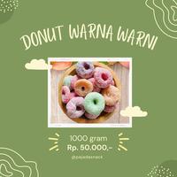 Gambar donat warna warni manis / donat archon / donat makanan jadul - 250 gram dari Alesha Chayra Elmeera undefined 3 Tokopedia