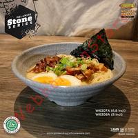 Gambar Ramen Noodle Bowl 8" Stone Grey / Mangkok Ulir Melamine 20cm W6308A dari Webhorecastore undefined 2 Tokopedia