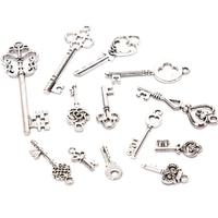 Gambar Enamel Charm Bandul Liontin Key Kunci Aksesoris Gelang Kalung Vintage - Mix 15 Pcs dari Broadway Style undefined 5 Tokopedia