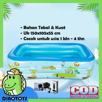 Gambar PAKET KOLAM RENANG ANAK BAYI JUMBO PANJANG 150cm dan 120cm BABY SPA - PAKET 1,2M PLIS dari Dinotoys168 undefined 4 Tokopedia