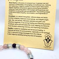 Gambar Rose Quartz, Amethyst, Opalite Bracelet dari Hamsa Art undefined 3 Tokopedia