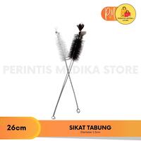 Gambar SIkat Tabung Kecil 26cm dia. 1.5cm Nylon l Sikat Tabung Reaksi dll dari Perintis Medika undefined 3 Tokopedia